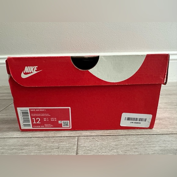 Nike Air Max 1 City Amsterdam CV1638-200 Red Bark Khaki Terra Blush Peach Sz 12 - Picture 11 of 11